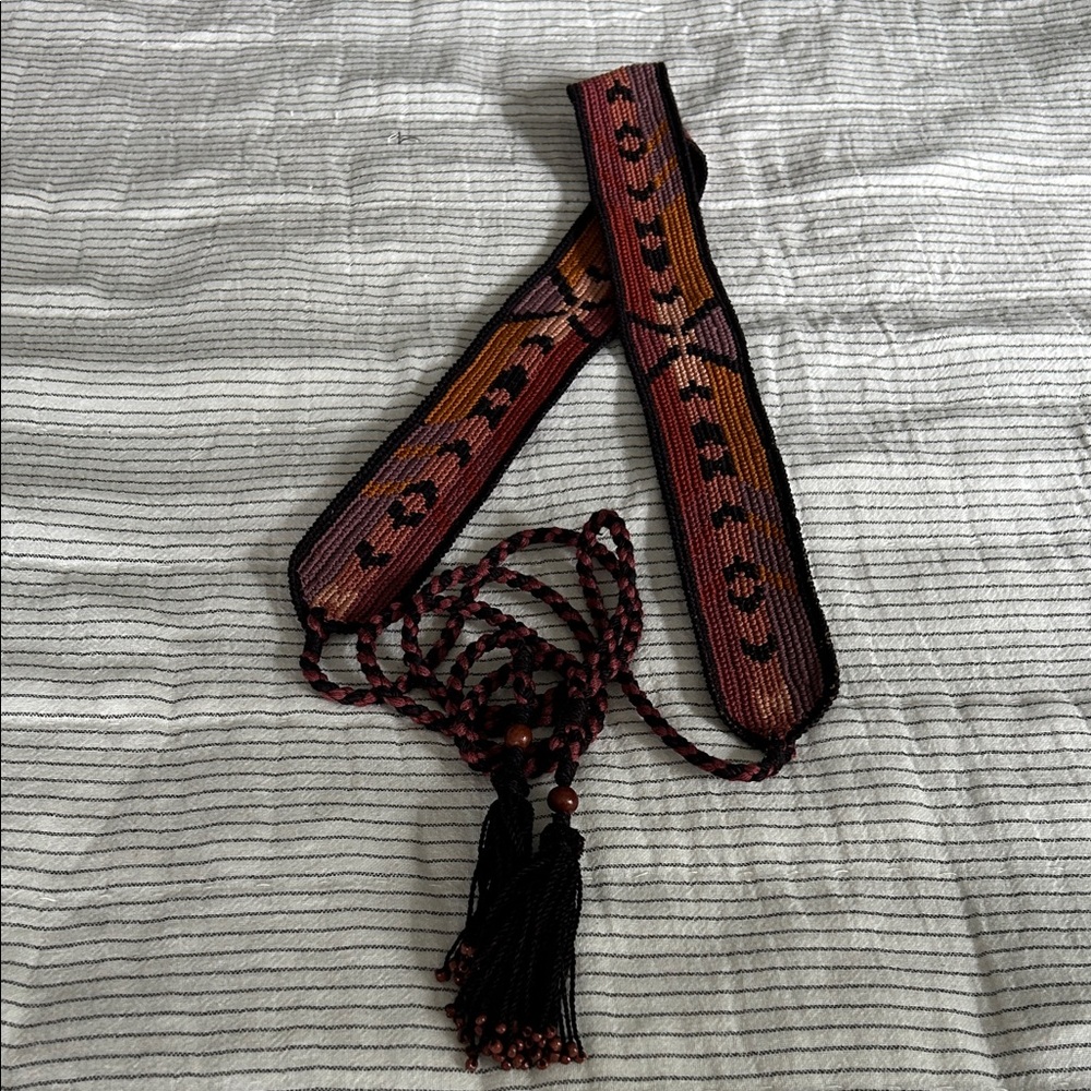 Peruvian Connection Multicolor with Beaded tassel… - image 1
